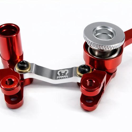 CR Traxxas SLASH 4x4 RED Aluminum Steering Bellcrank 4WD Stampede Rustler Rally