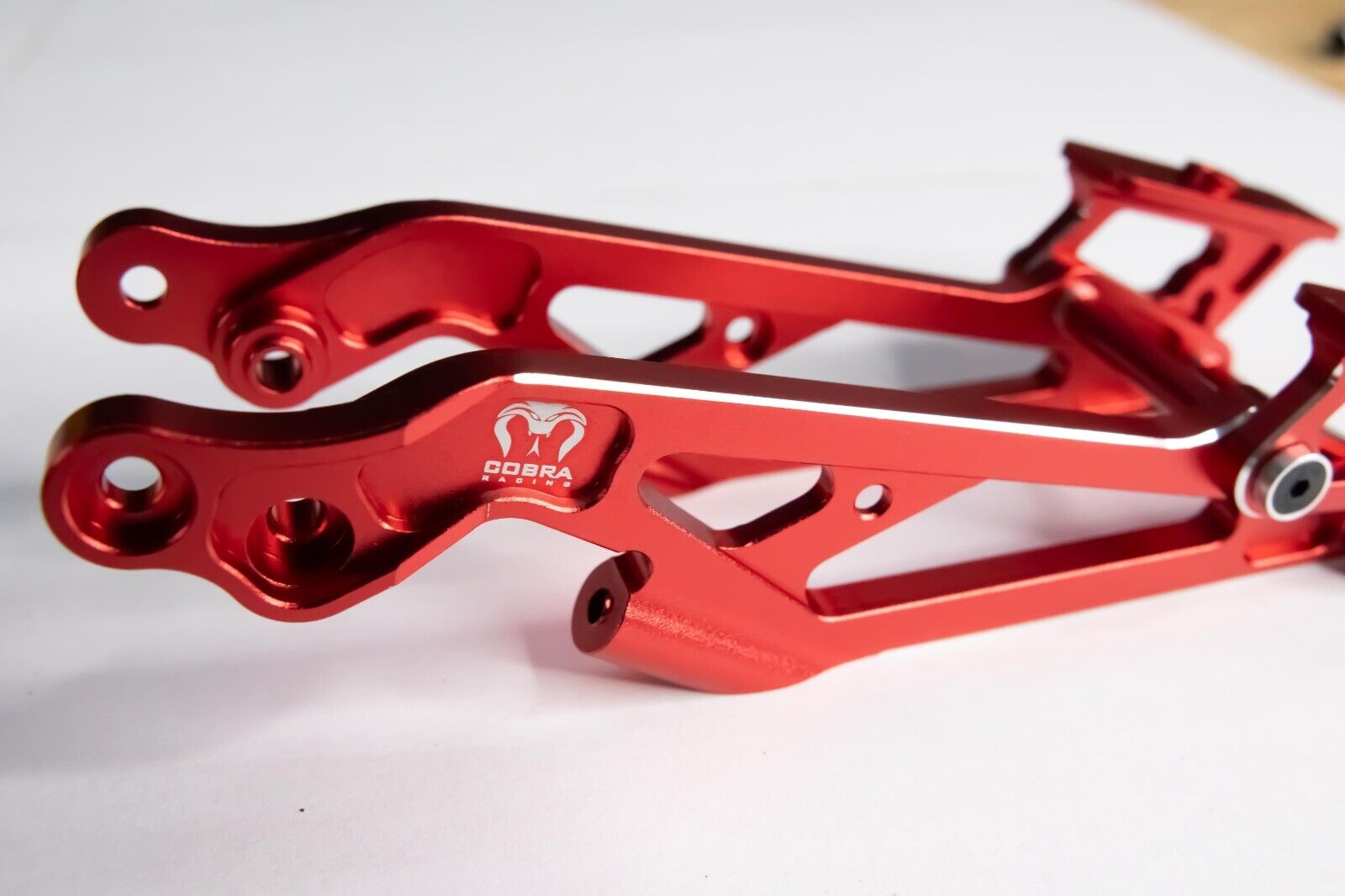 MR Aluminum Front & Rear Suspension A-Arms For Arrma Kraton 6S BLX - Silver 1/6 1/8 Scale