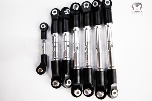 Traxxas Slash Rustler CHROME Turnbuckles by Cobra Racing