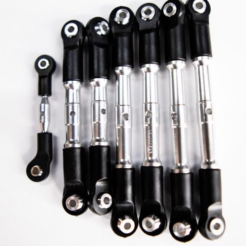 Traxxas Slash Rustler CHROME Turnbuckles by Cobra Racing