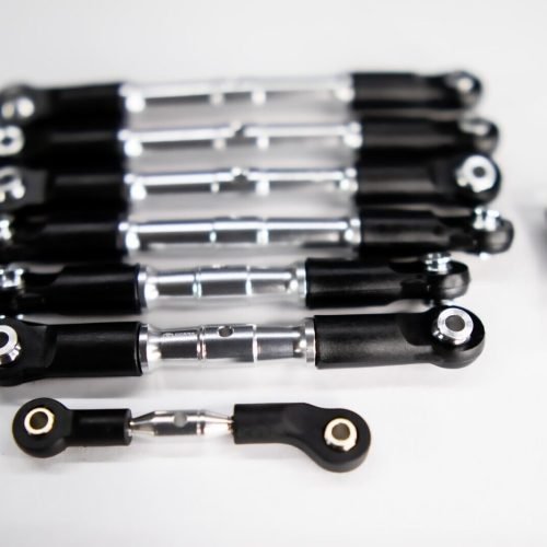 Traxxas Slash Rustler CHROME Turnbuckles by Cobra Racing