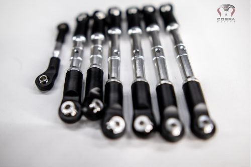 Traxxas Slash Rustler CHROME Turnbuckles by Cobra Racing