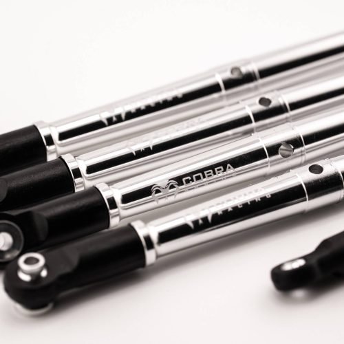 Arrma 6S BLX Aluminum Turnbuckles (Camber, Toe & Drag Link Set) - silver