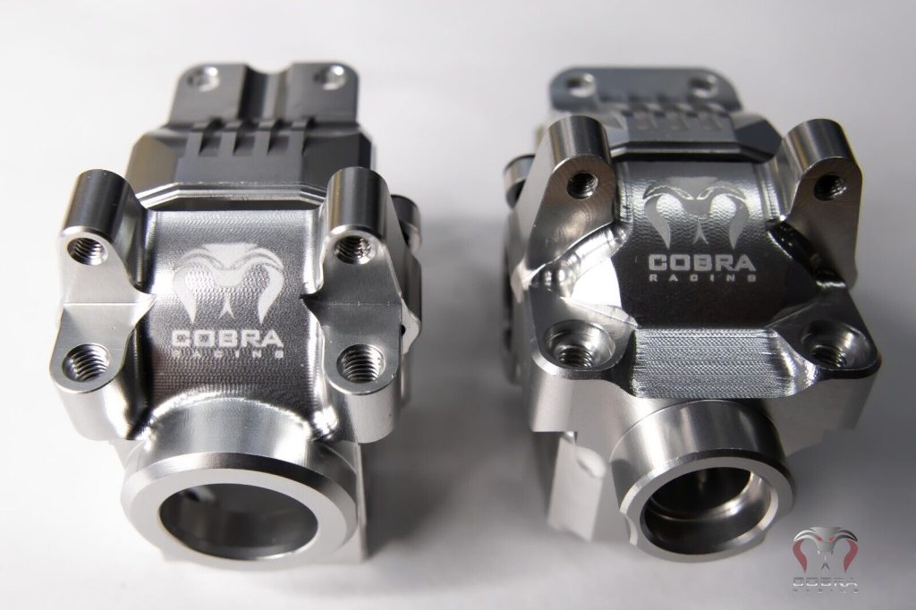 CR Chrome Differential Housing For Traxxas 4x4 Slash, Rustler, Stampede