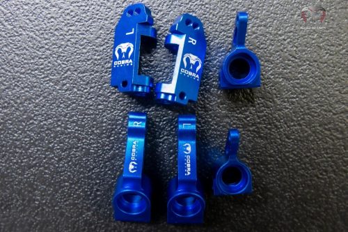 2WD Blue Aluminum Traxxas Knuckles Set (COMPLETE) for Traxxas SLASH