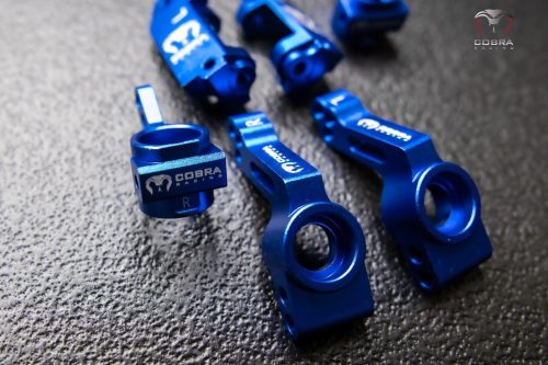 2WD Blue Aluminum Traxxas Knuckles Set (COMPLETE) for Traxxas SLASH