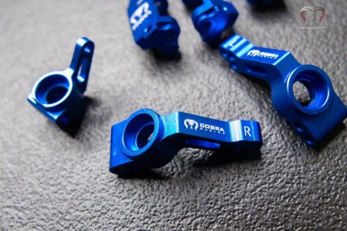 2WD Blue Aluminum Traxxas Knuckles Set (COMPLETE) for Traxxas SLASH