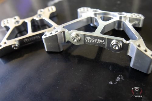 Chrome Aluminum Shock Towers fit Traxxas Slash 4x4, Stampede, Hoss