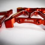 CR Red Aluminum Shock Towers for Traxxas Slash 4x4