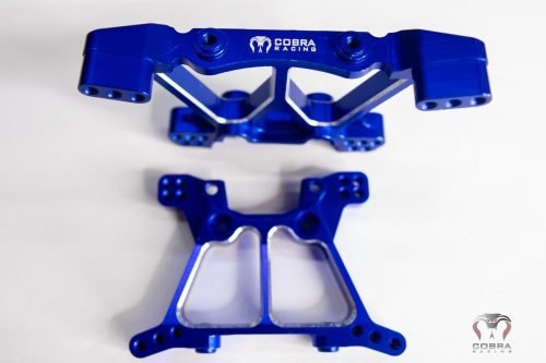 Cobra Racing Blue Aluminum Shock Towers