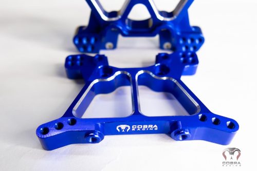 Cobra Racing Blue Aluminum Shock Towers
