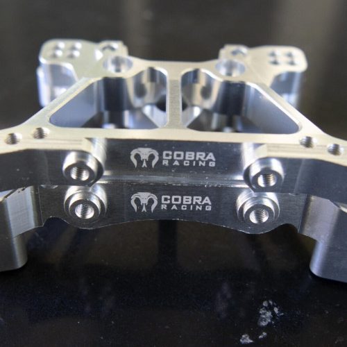 Chrome Aluminum Shock Towers fit Traxxas Slash 4x4, Stampede, Hoss