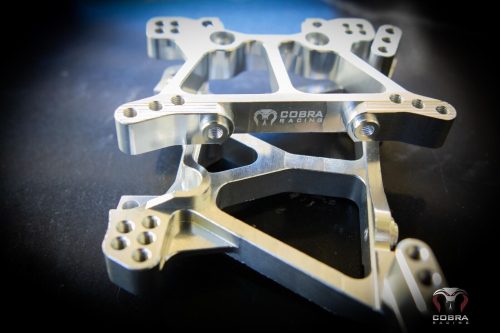 Chrome Aluminum Shock Towers fit Traxxas Slash 4x4, Stampede, Hoss