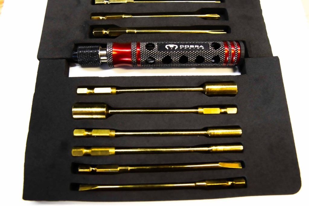 12-in-1 RC Tool Set – For Cars, Trucks, Drones, Boats - Cobra Racing