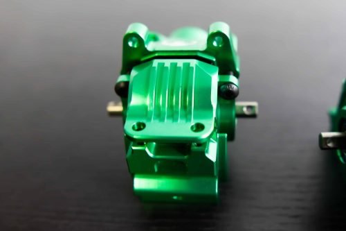 CR Green Complete Differential Set (F+R) for Traxxas 4x4 Slash, Rustler and more