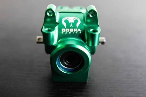 CR Green Complete Differential Set (F+R) for Traxxas 4x4 Slash, Rustler and more