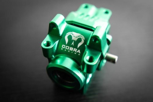 CR Green Complete Differential Set (F+R) for Traxxas 4x4 Slash, Rustler and more