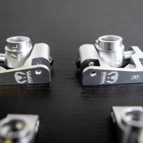 Cobra Racing Chrome Traxxas Knuckle Set for Traxxas 4x4 Slash, Rustler, and more
