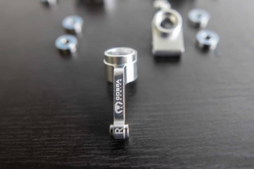 Cobra Racing Chrome Traxxas Knuckle Set for Traxxas 4x4 Slash, Rustler, and more