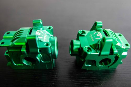 CR Aluminum Green Differential Housing for Traxxas 4x4 Slash, Rustler and More!