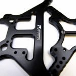 Black Aluminum Shock Towers for Arrma 6S BLX Front & Rear