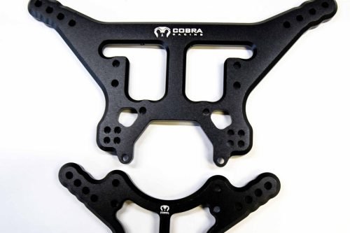 Black Aluminum Shock Towers for Arrma 6S BLX Front & Rear