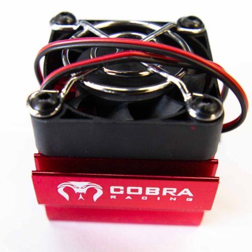 Cobra Racing's Red RC Motor Cooling Fan for Traxxas, Arrma & More