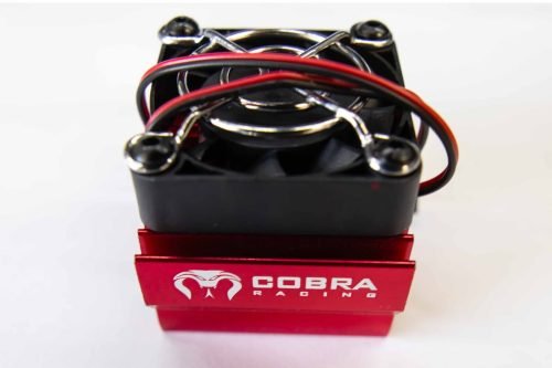 Cobra Racing's Red RC Motor Cooling Fan for Traxxas, Arrma & More