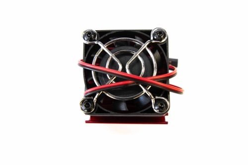 Cobra Racing's Red RC Motor Cooling Fan for Traxxas, Arrma & More