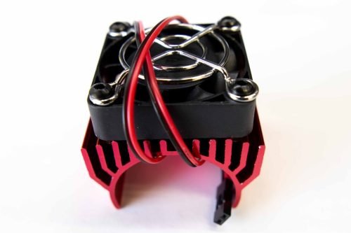 Cobra Racing's Red RC Motor Cooling Fan for Traxxas, Arrma & More