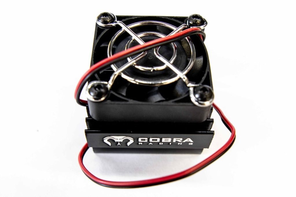 Cobra Racing's Black RC Motor Fan
