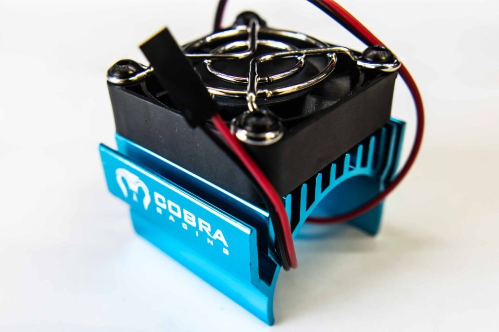 Cobra Racing's Black RC Motor Fan