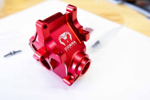 Arrma 6S BLX & EXB Red Aluminum Gearbox with Sway Bar Mount