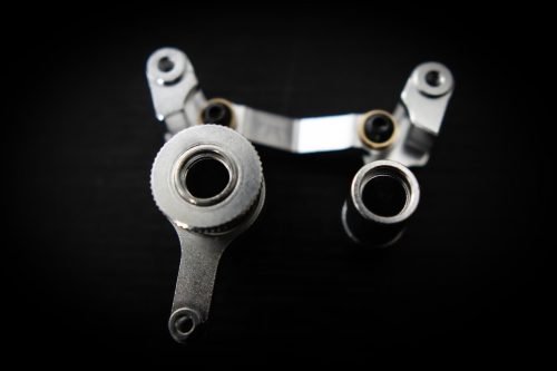 CR-CHROME Aluminum Steering Bellcrank fits Traxxas 4x4 Slash Stampede Rustler