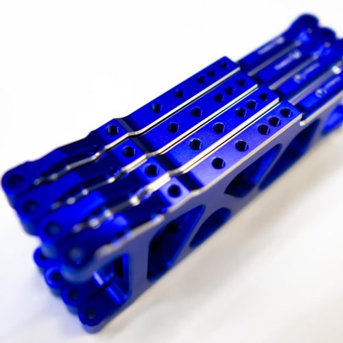 CR (F + R) Blue Aluminum A-Arms For Traxxas Slash 4x4, Rustler, Stampede