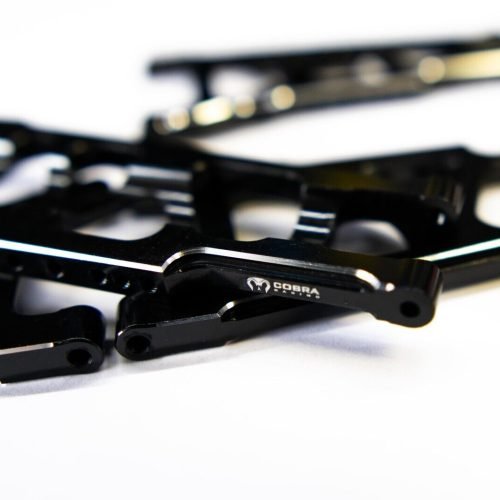 CR (F + R) Black Aluminum A-Arms For Traxxas Slash 4x4, Rustler, Stampede