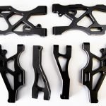 CR ARRMA Black (Complete) A-Arms Fits Arrma 1/7 Limitless, Infraction and Felony