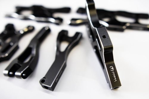 CR ARRMA Black (Complete) A-Arms Fits Arrma 1/7 Limitless, Infraction and Felony