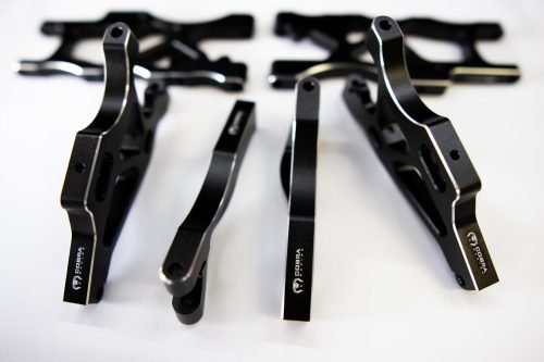 CR ARRMA Black (Complete) A-Arms Fits Arrma 1/7 Limitless, Infraction and Felony