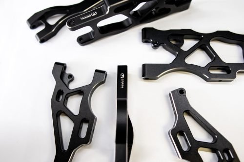 CR ARRMA Black (Complete) A-Arms Fits Arrma 1/7 Limitless, Infraction and Felony