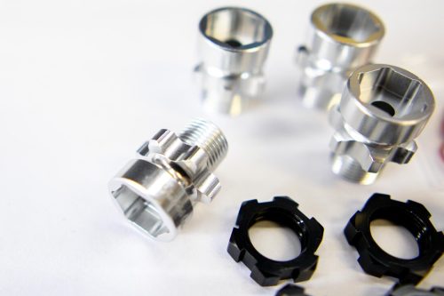 Traxxas 1/10 Chrome Hex Hub Adapter / Extender