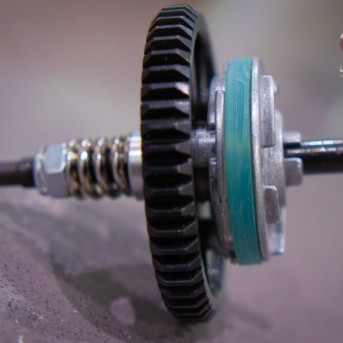 50T Metal Spur Gear with Clutch Assembly