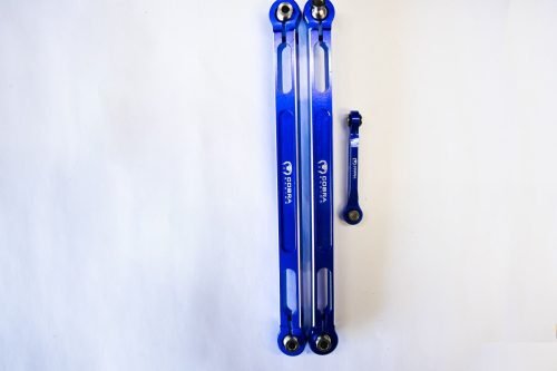 Xmaxx blue steering turnbuckles