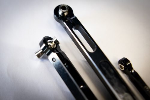 Xmaxx black steering turnbuckles