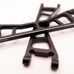Cobra Racing Traxxas X Maxx Aluminum Upper Suspension A Arms (2) – Black