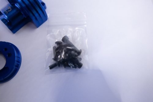 CR Traxxas Maxx & Maxx Slash Adjustable Motor Mount & Gear Covers - BLUE