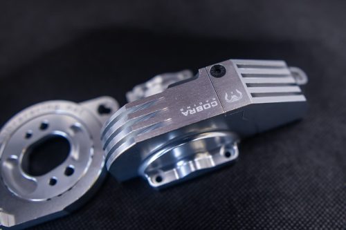 CR Traxxas Maxx & Maxx Slash Adjustable Motor Mount & Gear Covers - SILVER