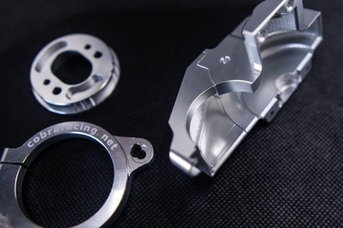 CR Traxxas Maxx & Maxx Slash Adjustable Motor Mount & Gear Covers - SILVER