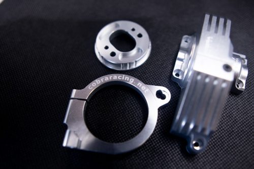 CR Traxxas Maxx & Maxx Slash Adjustable Motor Mount & Gear Covers - SILVER