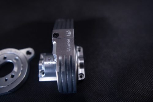 CR Traxxas Maxx & Maxx Slash Adjustable Motor Mount & Gear Covers - SILVER